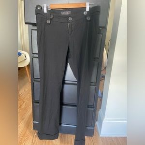 Pink‎ Tartan Black Trousers size 10